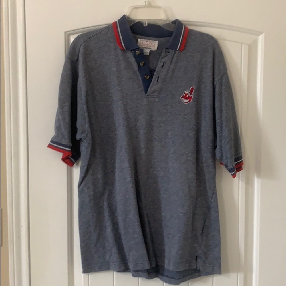 Men’s Starter Cleveland Indians Large Polo